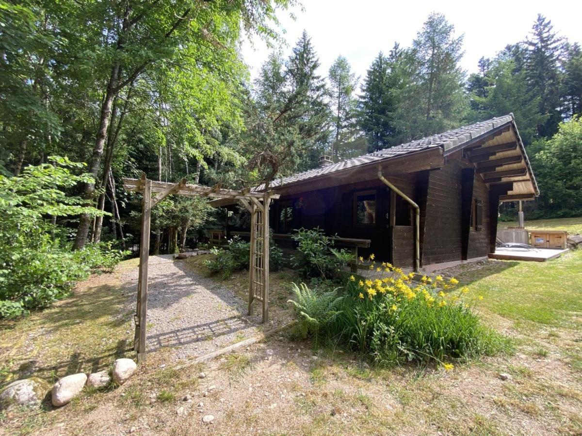Le Fishing Lodge Chalet En Bois Avec Bain Nordique La Bresse Exterior foto