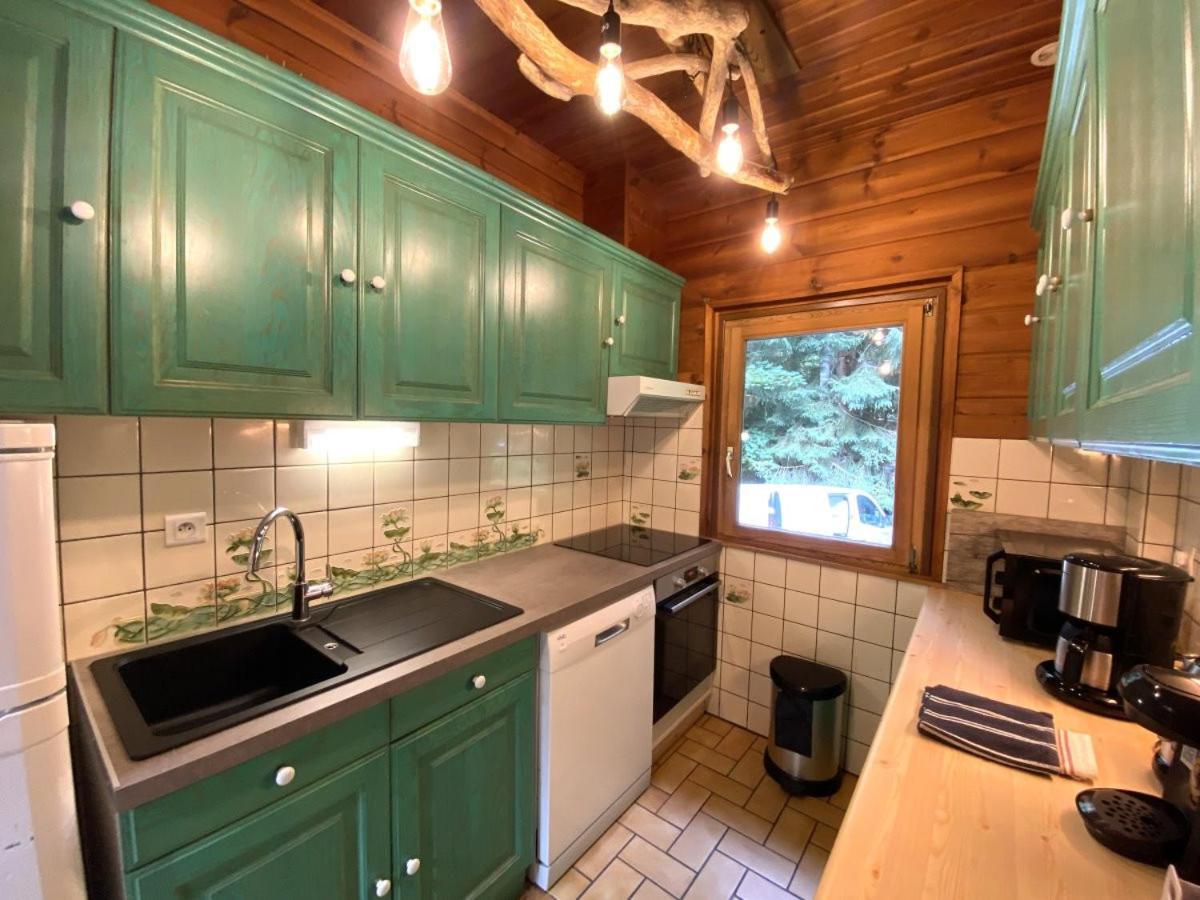 Le Fishing Lodge Chalet En Bois Avec Bain Nordique La Bresse Exterior foto